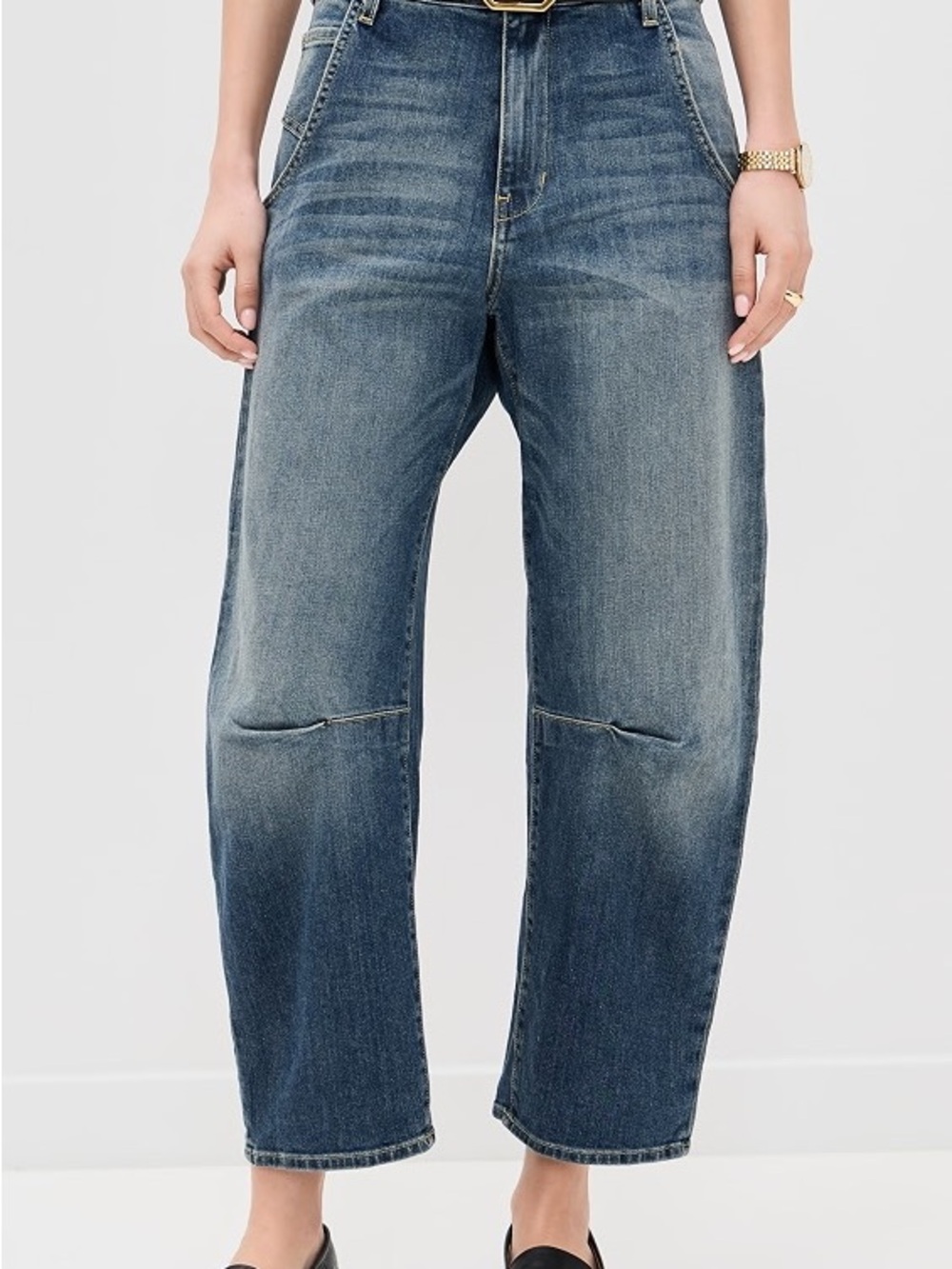 Nili Lotan Emerson Relaxed Indigo Washed Jeans | sz 25